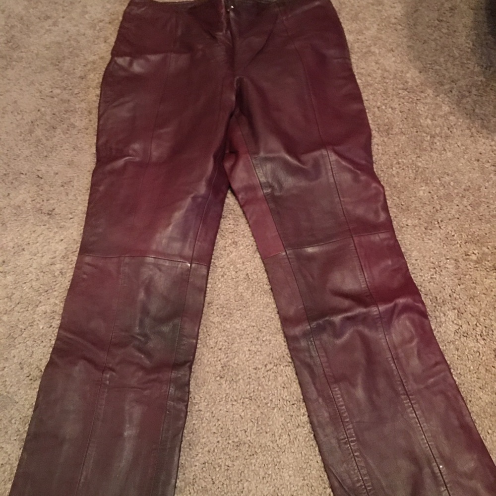 Leather pants